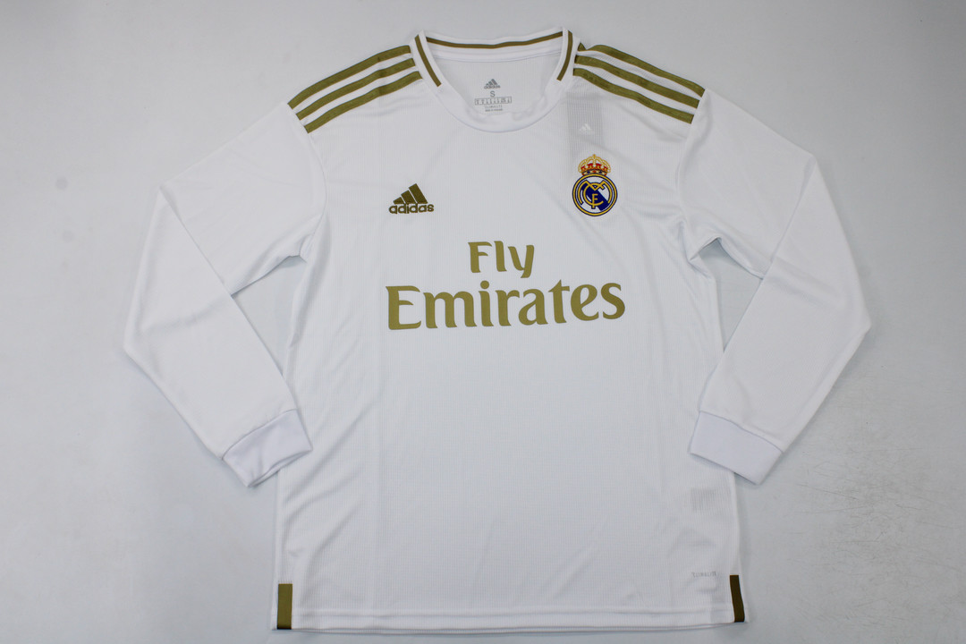 AAA Quality Real Madrid 19/20 Home Long Soccer Jersey